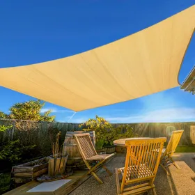 16'X16' Sand HDPE Sunshade Sail